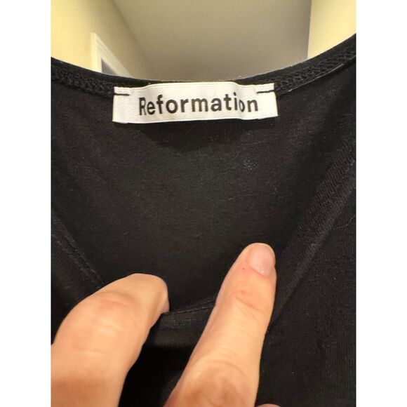 Reformation Bryson Black Maxi Dress Size S | Excellent Condition - Picture 3 of 3